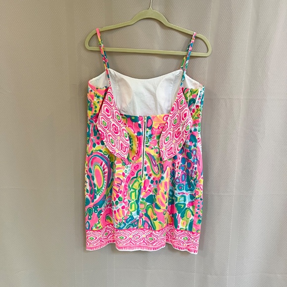 Lilly Pulitzer Shelli Dress Multi/Come Out Of Your Shell  Sz14 - Picture 6 of 16